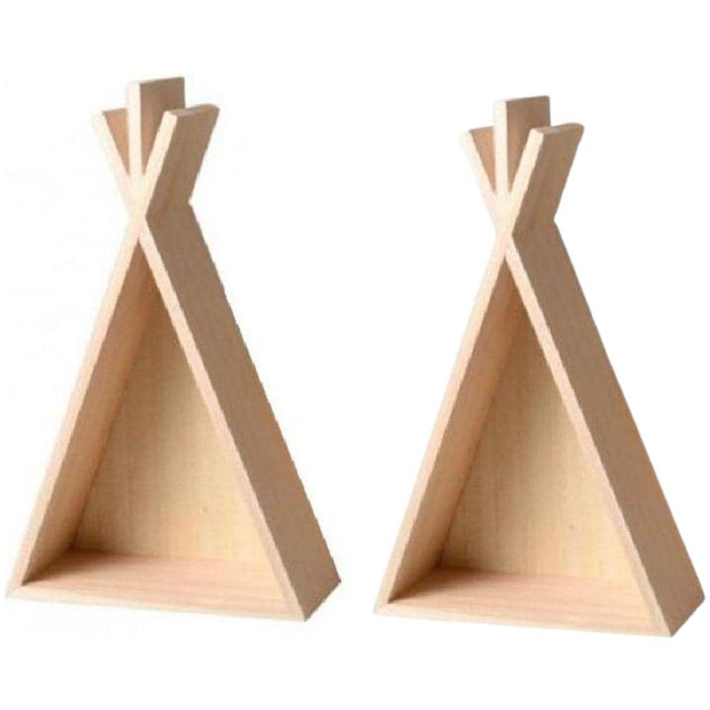 2 Ripiani In Legno Per Tepee 45 Cm - Foto 1