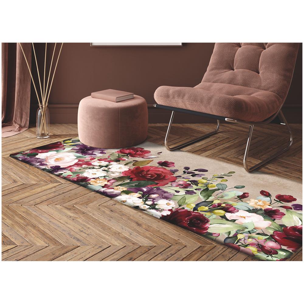 Tappeto Cucina Antiscivolo Stampa Digitale Emozioni Fantasie Floreali Varie 58x190 Aida - Foto 5