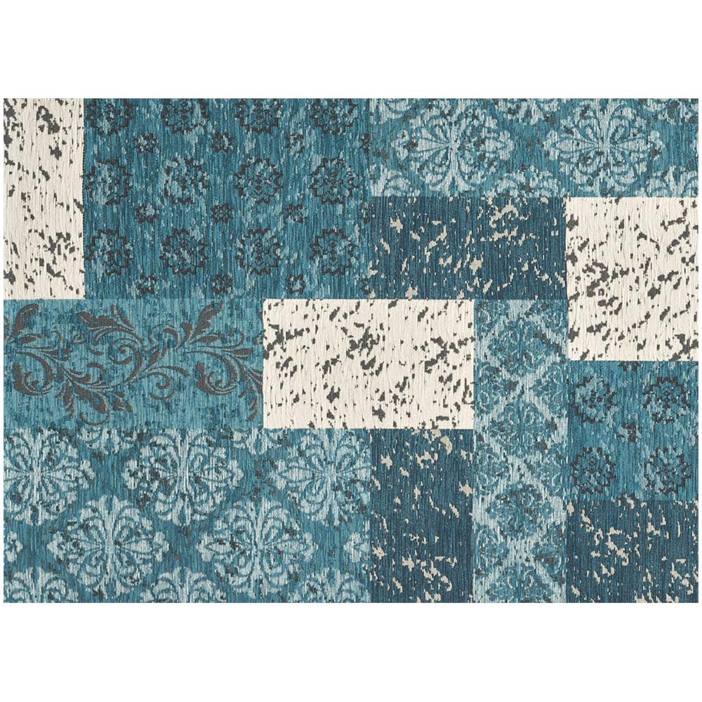 Tappeto Velour Antiscivolo Da Camera E Salotto Disegno Saturno Jeans By Suardi 65x220 Cm Jeans - Foto 5