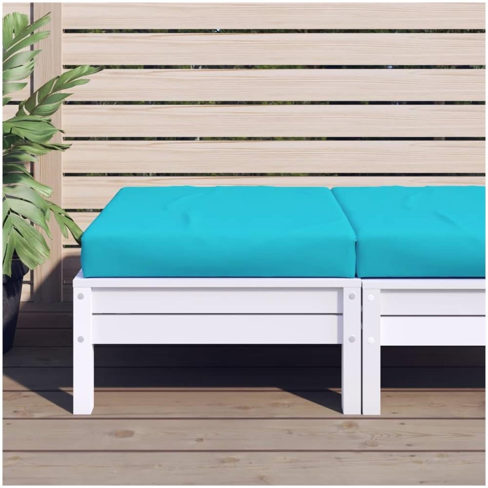 Cuscino Per Pallet Turchese 60x60x10 Cm In Tessuto Oxford - Foto 1