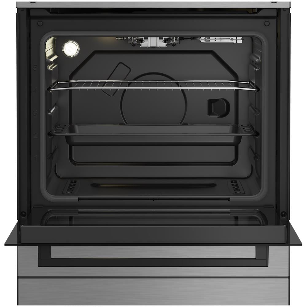 Forno a Gas,coperchio in metallo, ventilazione tangenziale, Classe A, Inox - Foto 7