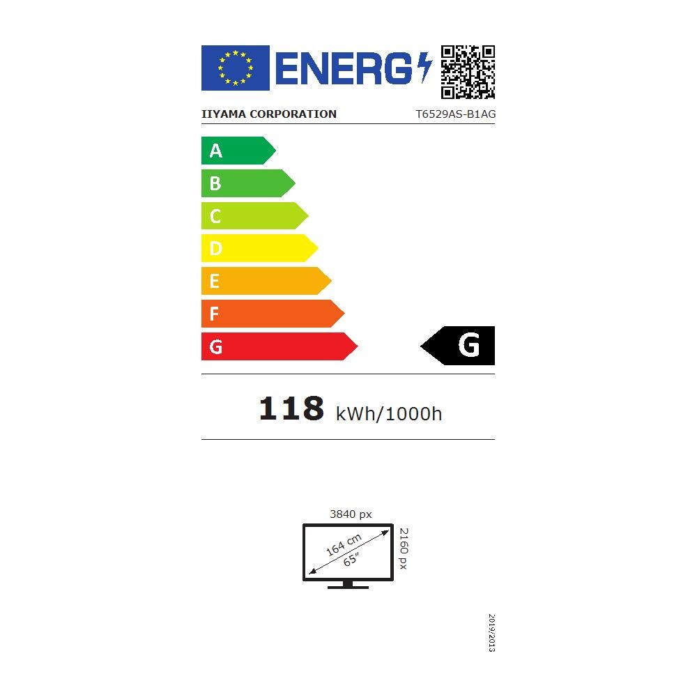 Pannello Piatto Interattivo 64,5" LED 4K Ultra HD T6529AS-B1AG Touch Screen Wi-Fi Android 24/7 - Foto 2