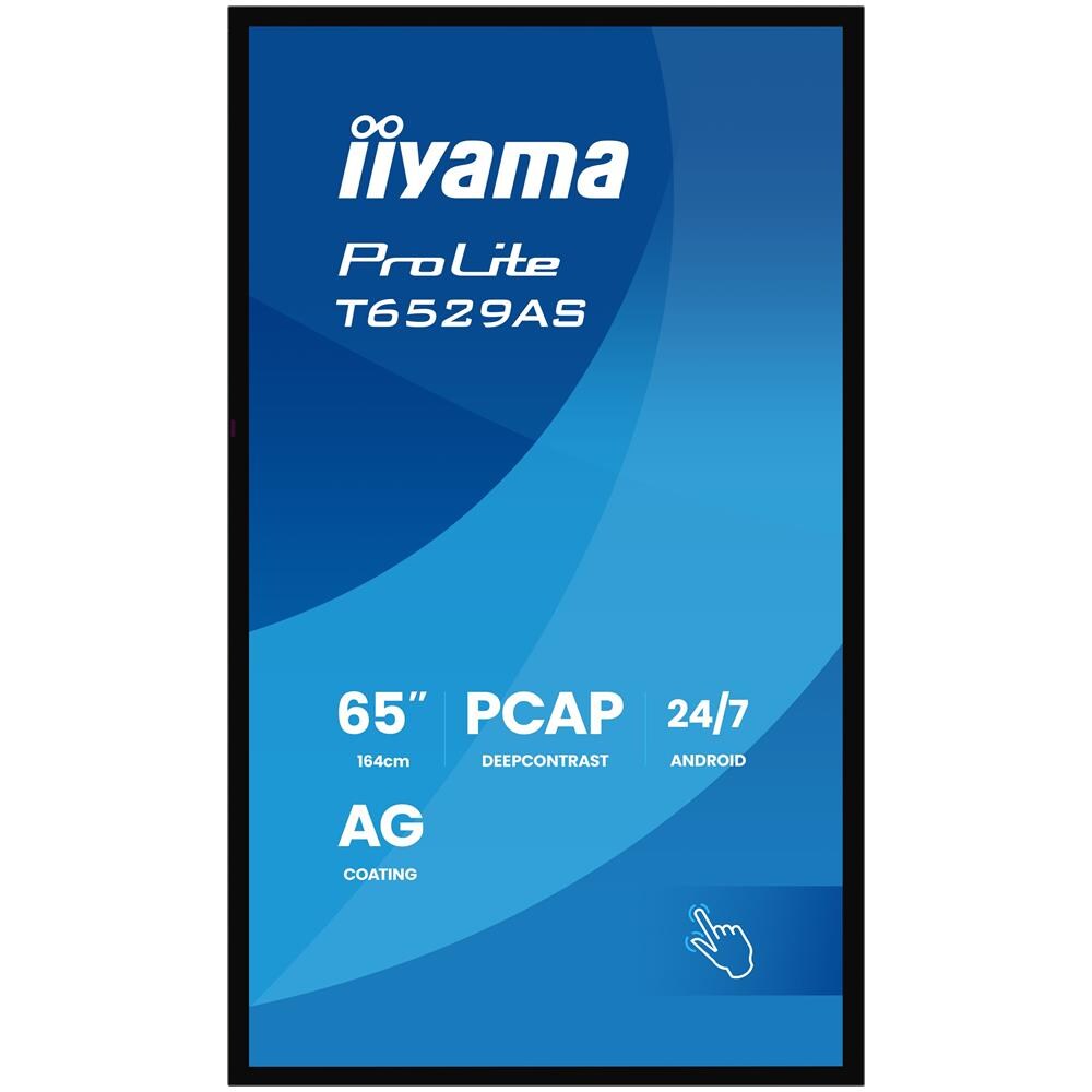 Pannello Piatto Interattivo 64,5" LED 4K Ultra HD T6529AS-B1AG Touch Screen Wi-Fi Android 24/7 - Foto 8
