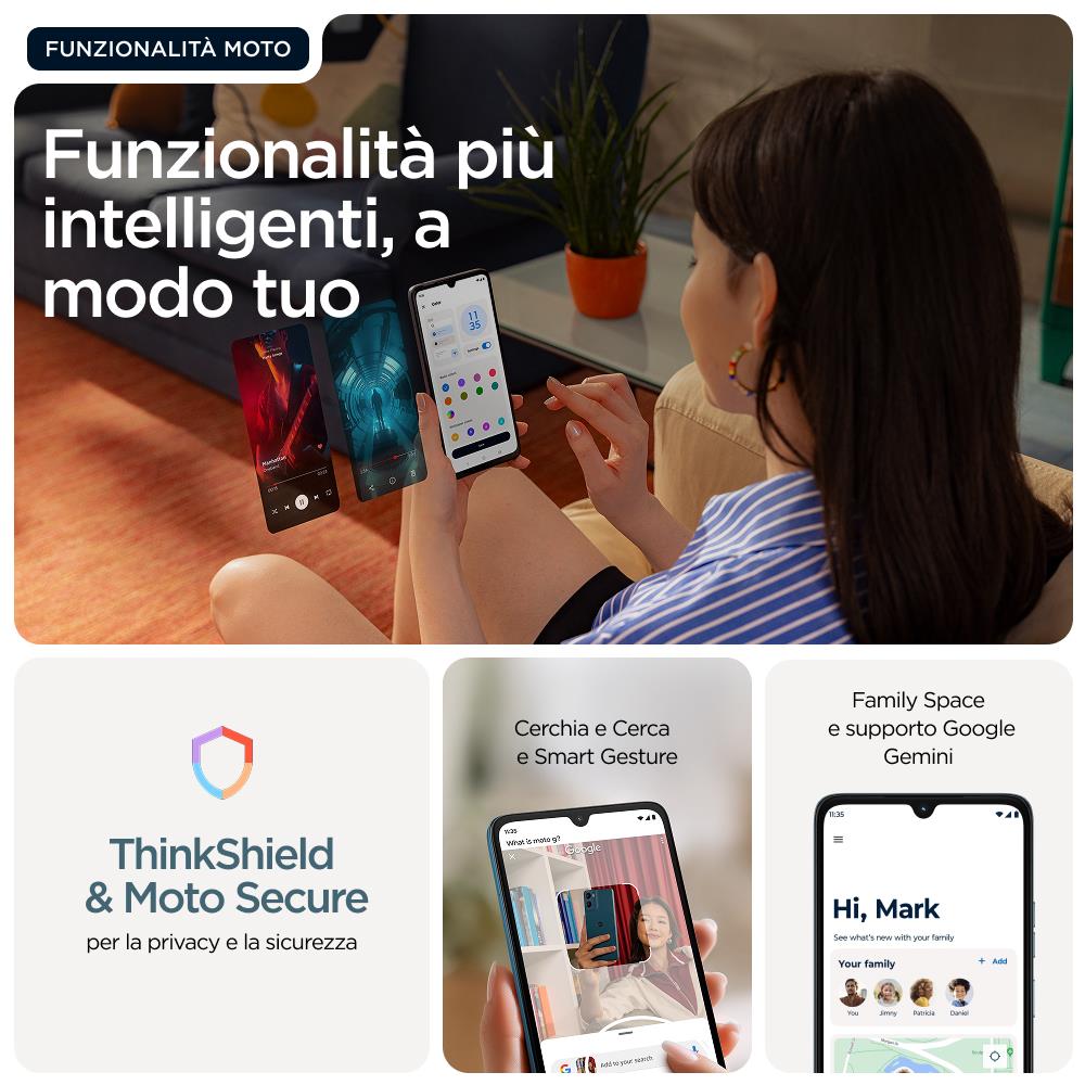 Moto G06 Power 4G 256GB 4GB Ram Displai 6,88" LCD 120Hz HD+ Main Camera 50MP Dual nanoSim USB Type-C Android 15 Helio G81 Extreme 7000mAh Pantone Tapestry - Foto 19