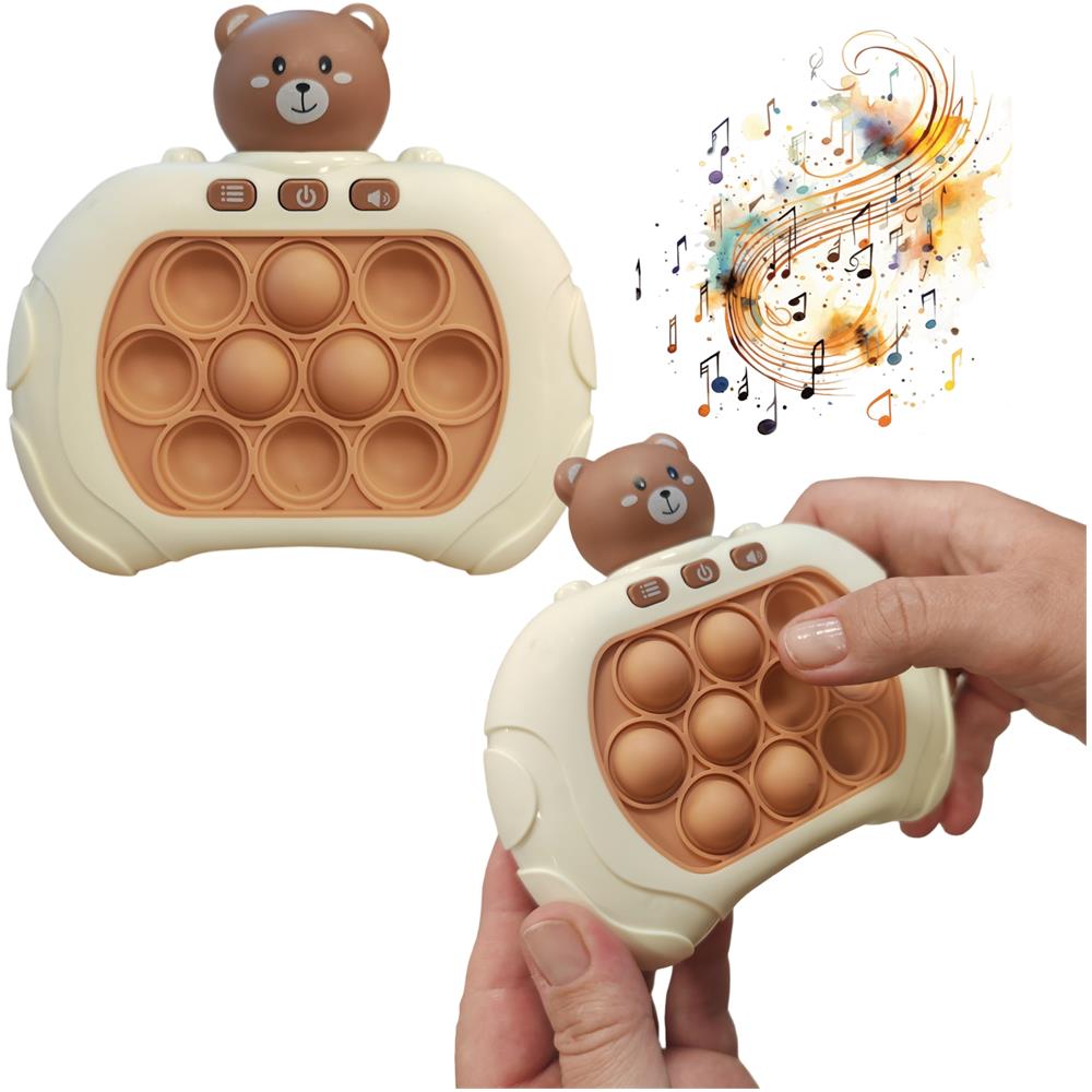 Pop it orso di peluche che si illumina gioco antistress HH - Foto 1