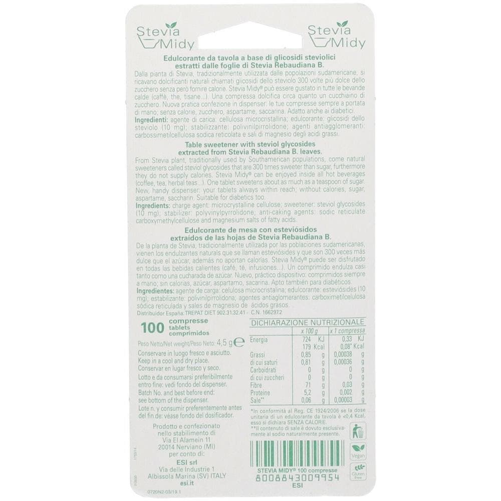 Stevia Midy 100 Compresse - Foto 2