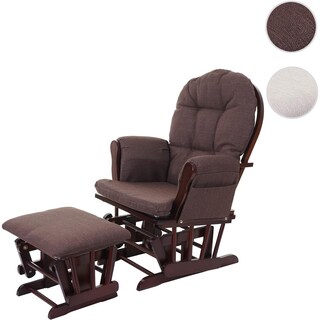 Poltrona Letto Trasformabile Mendler HWC-E68, In Tessuto Rosso Arancione, Imbottita, Con Schienale Regolabile In 5 Posizioni