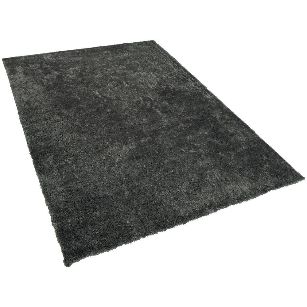 Tappeto Shaggy Grigio Scuro 140 X 200 Cm Evren - Foto 1