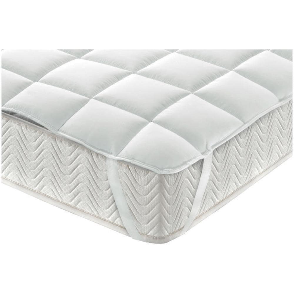 Topper Coprimaterasso Imbottito Antibatterico Correttore Materasso Fresh Cotton Singolo Topper - Foto 2