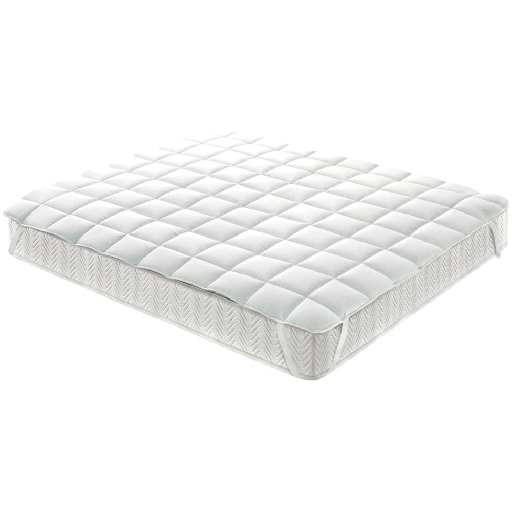 Topper Coprimaterasso Imbottito Antibatterico Correttore Materasso Fresh Cotton Singolo Topper - Foto 1