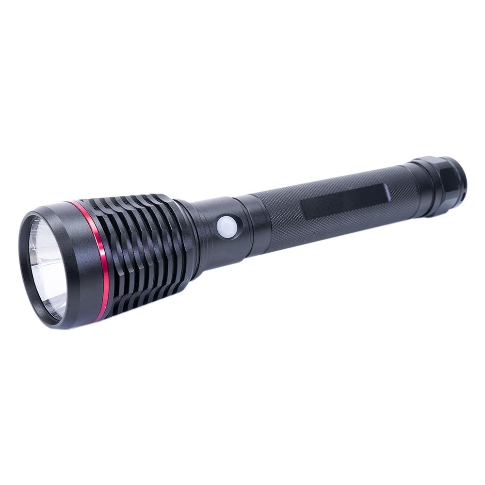 Torcia Adventure F420 In Alluminio Con Led Da 1000lm Fino A 420m, Con 2 Batterie Incluse, 8000 Mah Tipo 26650, Funziona 10 Ore Continue, Ricarica Micro Usb - Foto 2