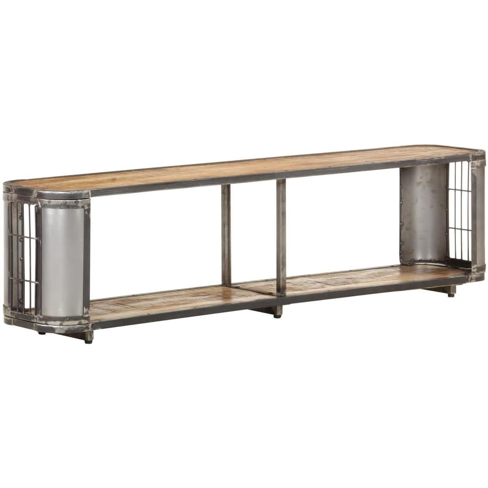 Mobile Porta Tv 150x30x40 Cm In Legno Massello Di Mango - Foto 1