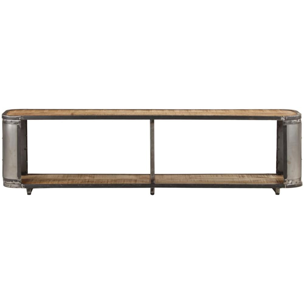 Mobile Porta Tv 150x30x40 Cm In Legno Massello Di Mango - Foto 2