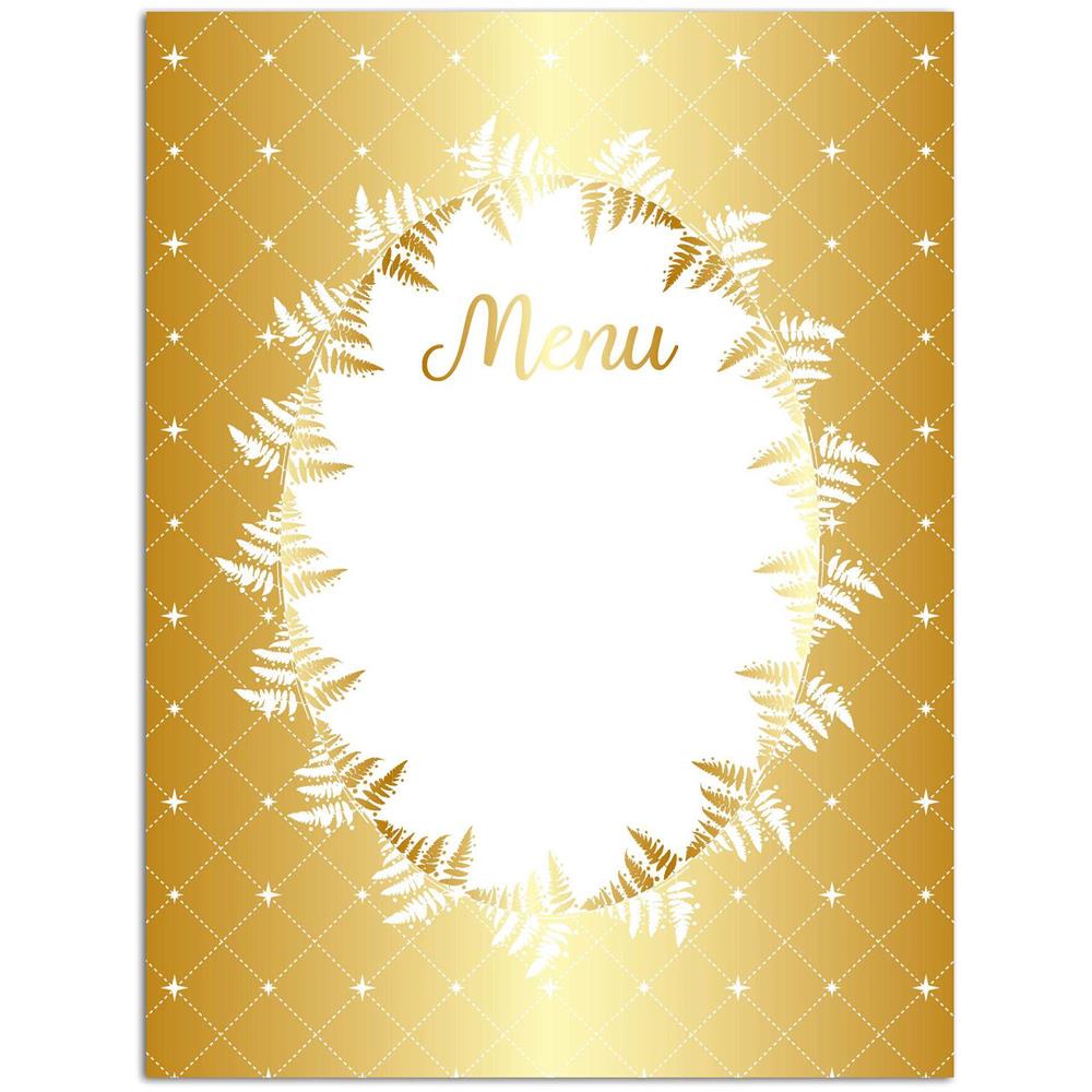 6 Menu Dorati Da Personalizzare - Foto 2