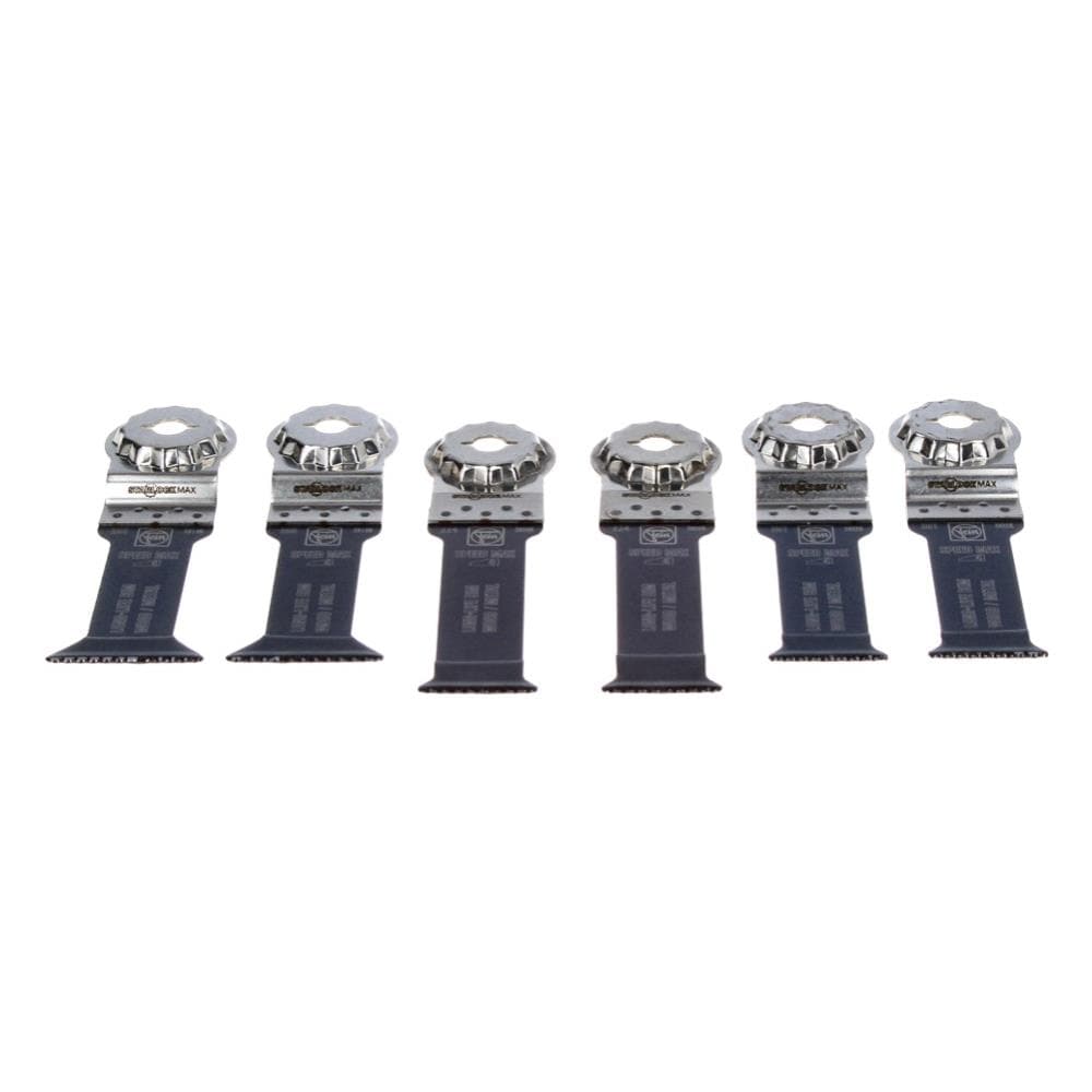 Best Of E-cut Set Di 6 Lame Starlock Max Wood & Metal (35222967050) - Per Utensile Ad Oscillazione Multimaster - Foto 1