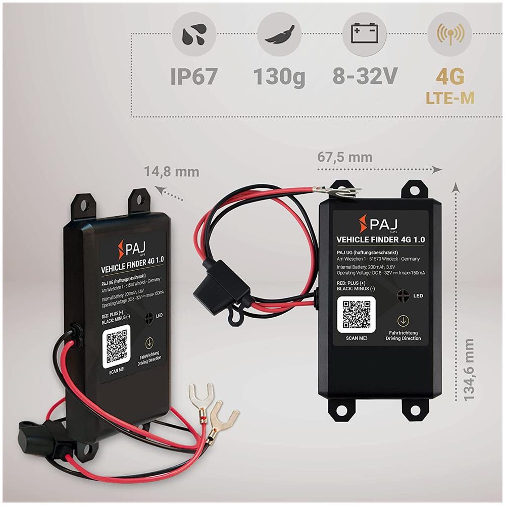 Vehicle Finder 1.0 4g Gps -localizzatore Gps Di Protezione Antifurto Per Auto, Moto E Camion Con Connessione Diretta Alla Batteria - Foto 3