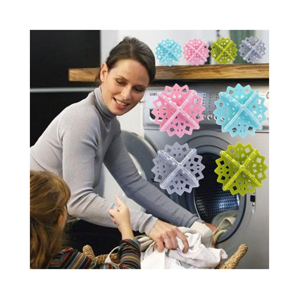 Palline Da Bucato Che Raccolgono Pelucchi E Capelli Confezione Da 4 Multicolore - Foto 2