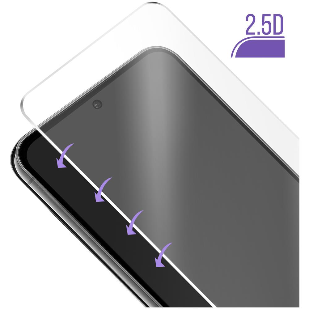 Vetro Temperato 9h Per Samsung Galaxy S23 Fe Smussato 2,5d Sottile Trasparente - Foto 5