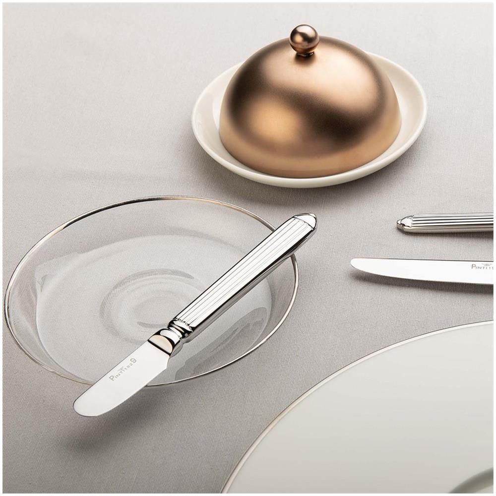 Ellade Posate da tavola in acciaio Confezione - Set da 24 Pezzi - 6 Posti Tavola - Confezione Regalo Made in Italy - Foto 3