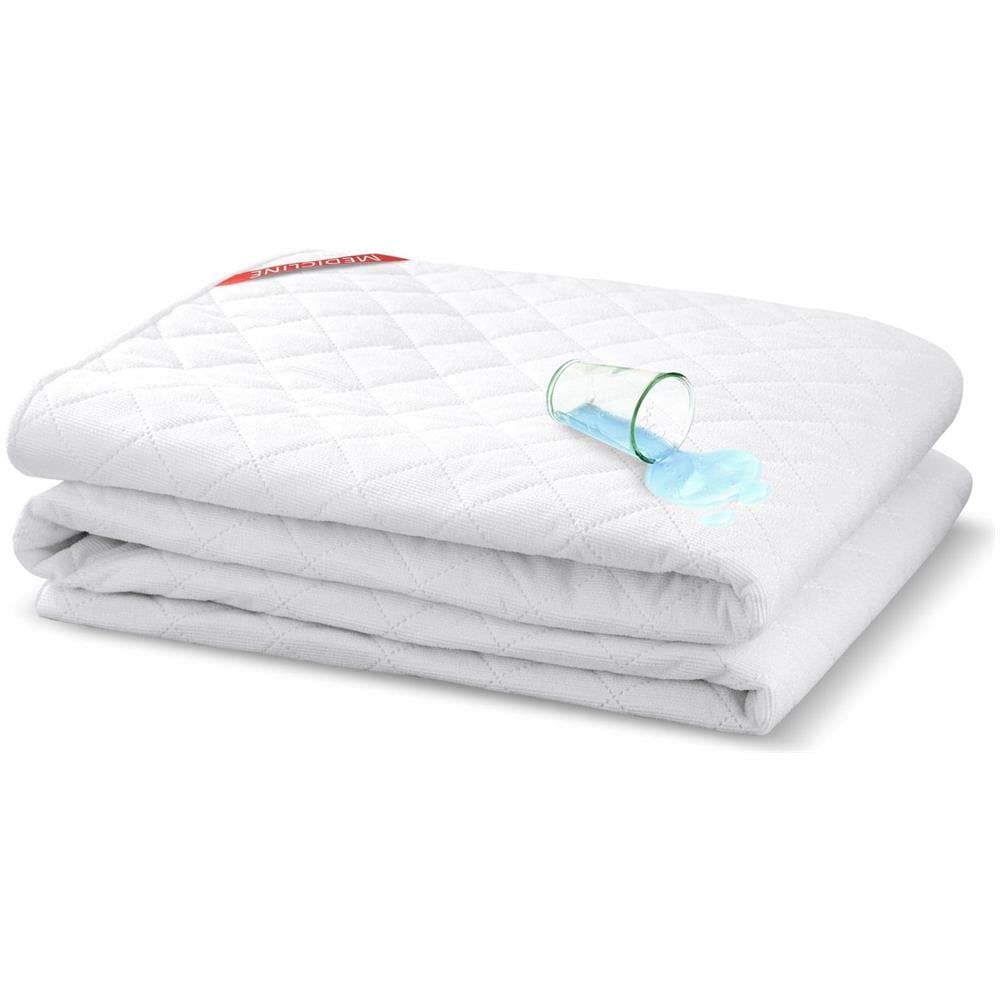 Coprimaterasso 200x220cm Impermeabile Bianco - Foto 1