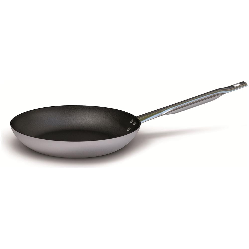 Padella In Alluminio Antiaderente Svasata Bassa A Saltare Con Un Manico In Acciaio Inox - Diametro Cm 45 - Altezza Cm 6,5 - Foto 1
