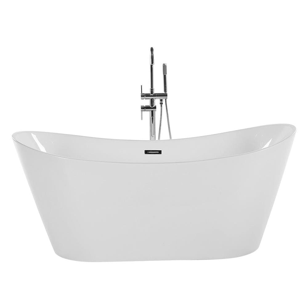 Vasca Da Bagno Freestanding Ovale In Acrilico Bianco Antigua - Foto 1
