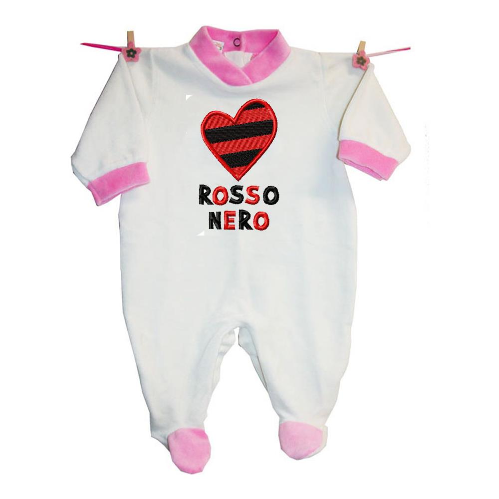 ZIGOZAGO - Tutina Rossonero In Ciniglia Di Cotone. Taglia: 0 Mesi ... ZIGOZAGO - Tutina Rossonero In Ciniglia Di Cotone. Taglia: 0 Mesi ...