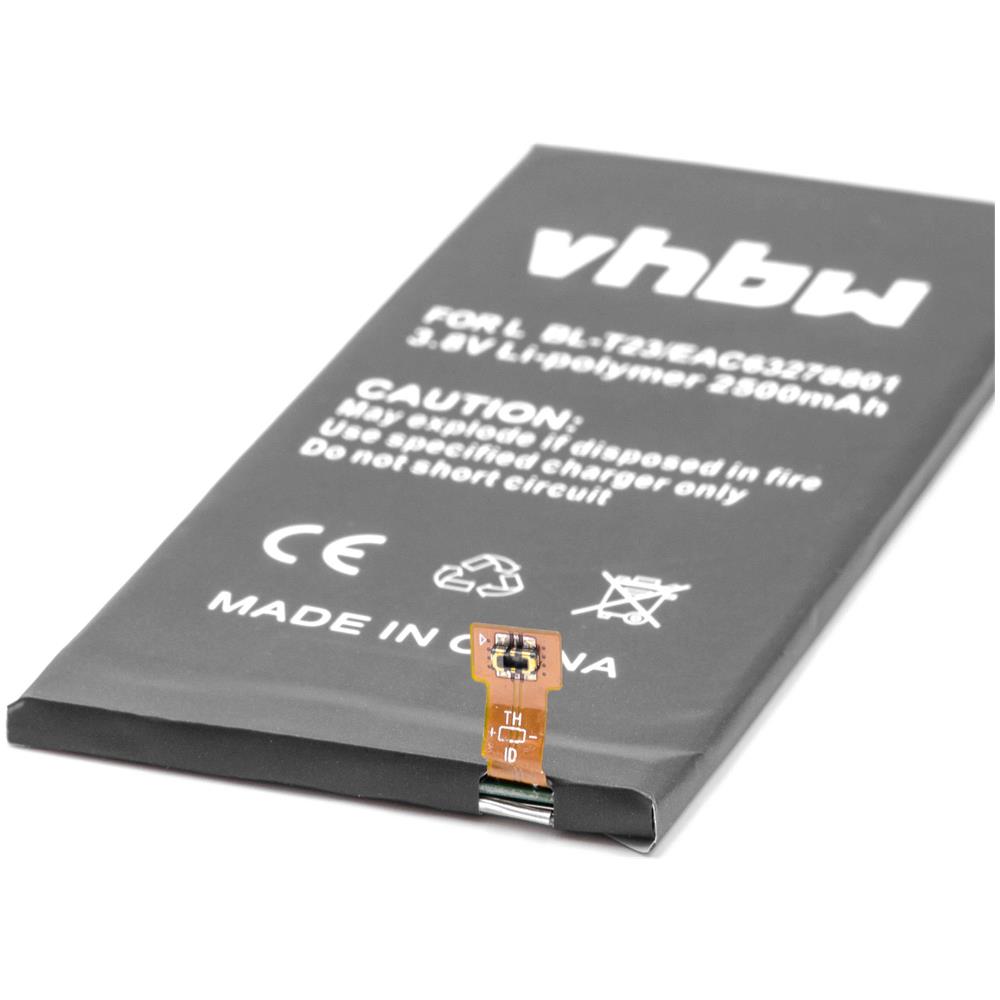 Litio-polimeri Batteria 2500mah 3.85v Per Cellulari E Smartphone Lg F690l, F690s, K500, K500h, K580, K580ar, K580f, K580h, K580y, X Cam, X Cam 4g - Foto 3