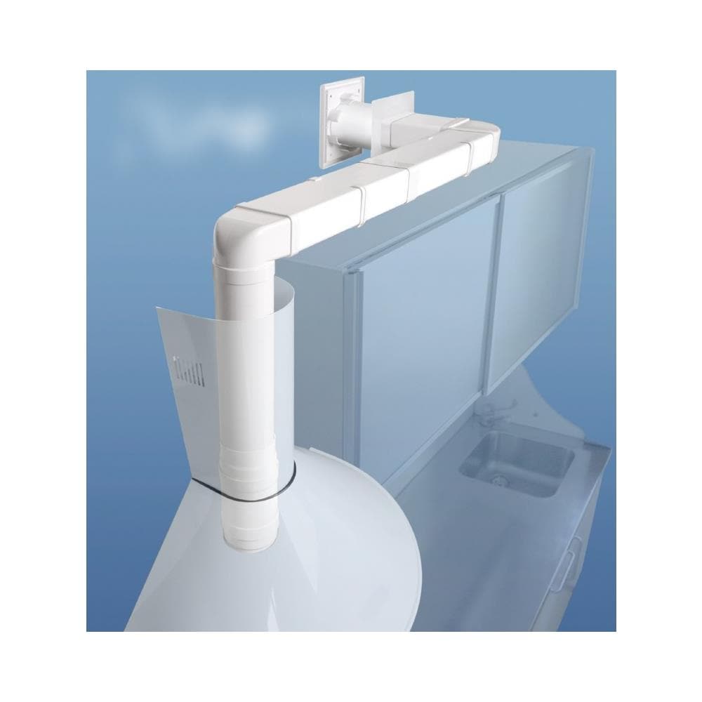 Giunto in abs con valvola a farfalla antiritorno 120x60mm - Foto 2