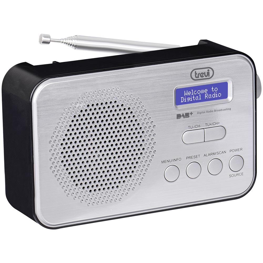 Radio Digitale Portatile DAB 7F92 R con Ricevitore Digitale DAB / DAB+ / FM RDS - Nero / Bianco - Foto 4