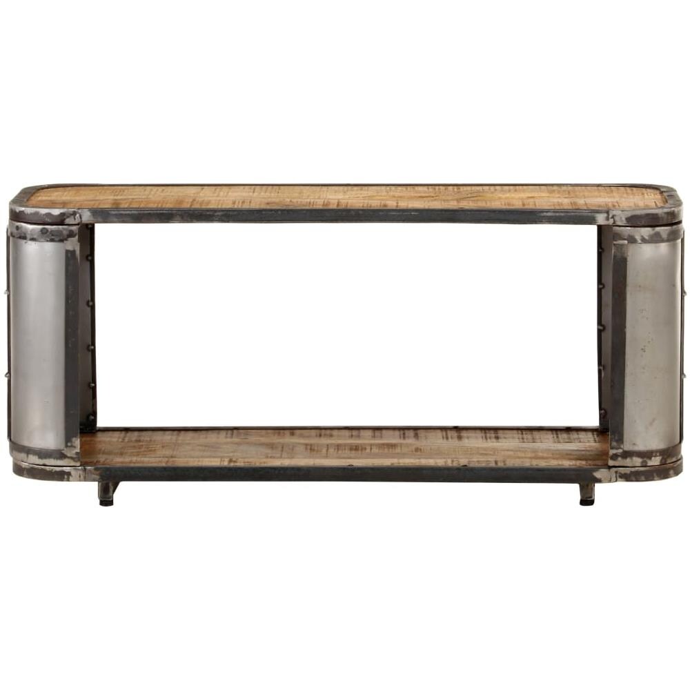 Mobile Porta Tv 90x30x40 Cm In Legno Massello Di Mango - Foto 2