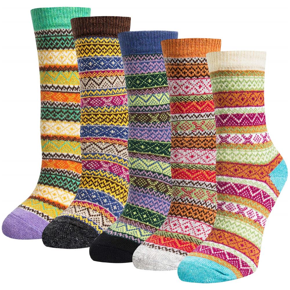 Calze Invernali 5-p Lavorate A Maglia Per Donna - Foto 12