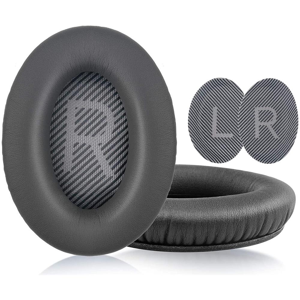 Cuscinetti Auricolari Per Bose Qc35 I /ii, Qc25, Qc15, Qc 2 Ae 2, Ae 2i, Ae 2w, Soundtrue, Soundlink Darkgrey - Foto 1