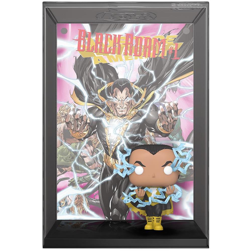 Dc Pop! Comic Cover Vinyl Figure Black Adam (glow-in-the-dark) 9 Cm - Foto 1