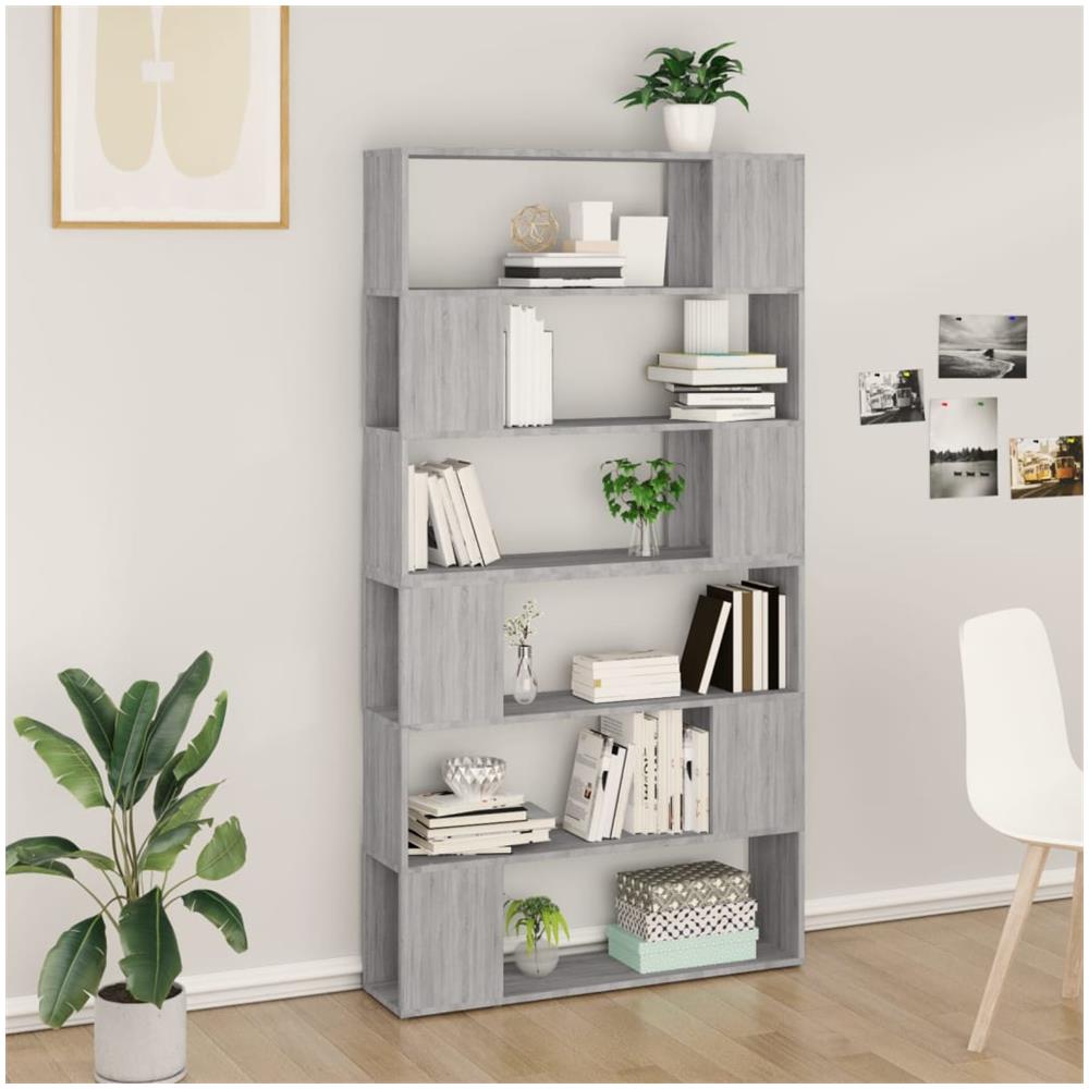 Libreria /divisorio Grigio Sonoma 100x24x188 Cm - Foto 1
