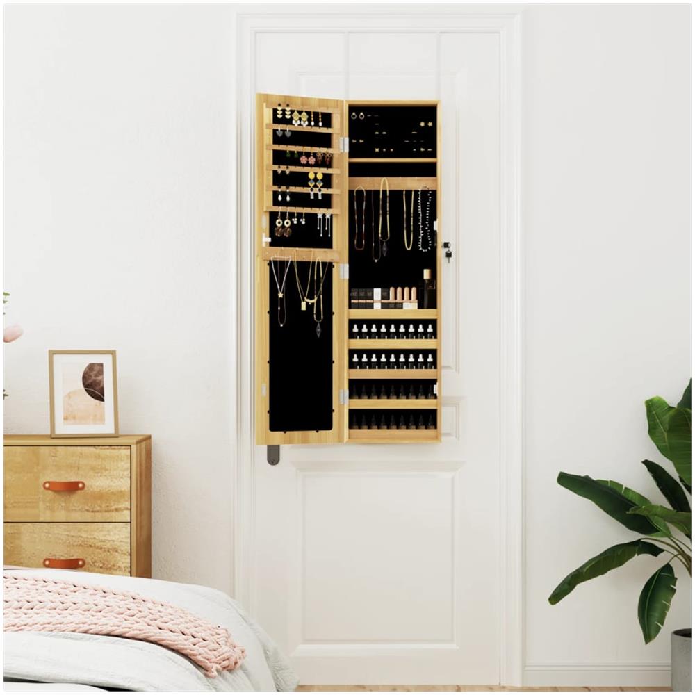 Armadio Portagioie Con Specchio A Muro 30x8,5x106 Cm - Foto 3