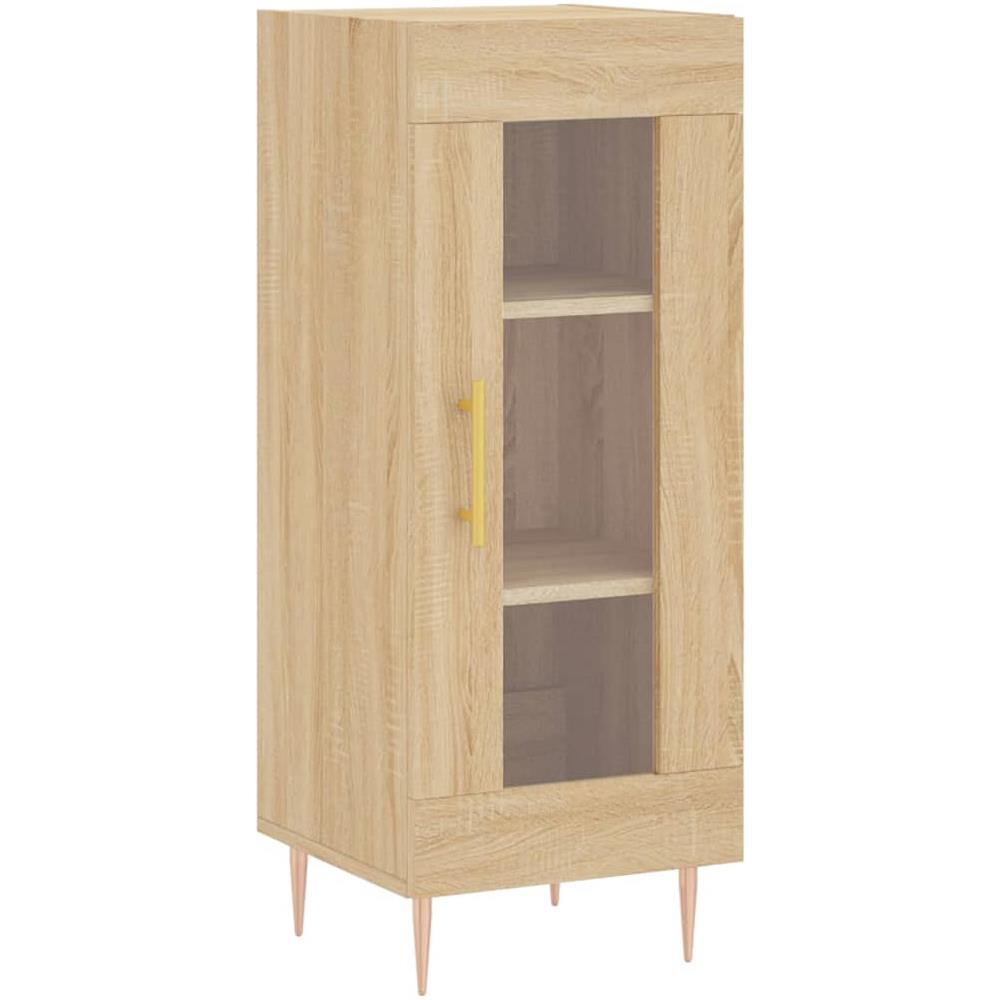 Credenza Rovere Sonoma 34,5x34x90 Cm In Legno Multistrato - Foto 2