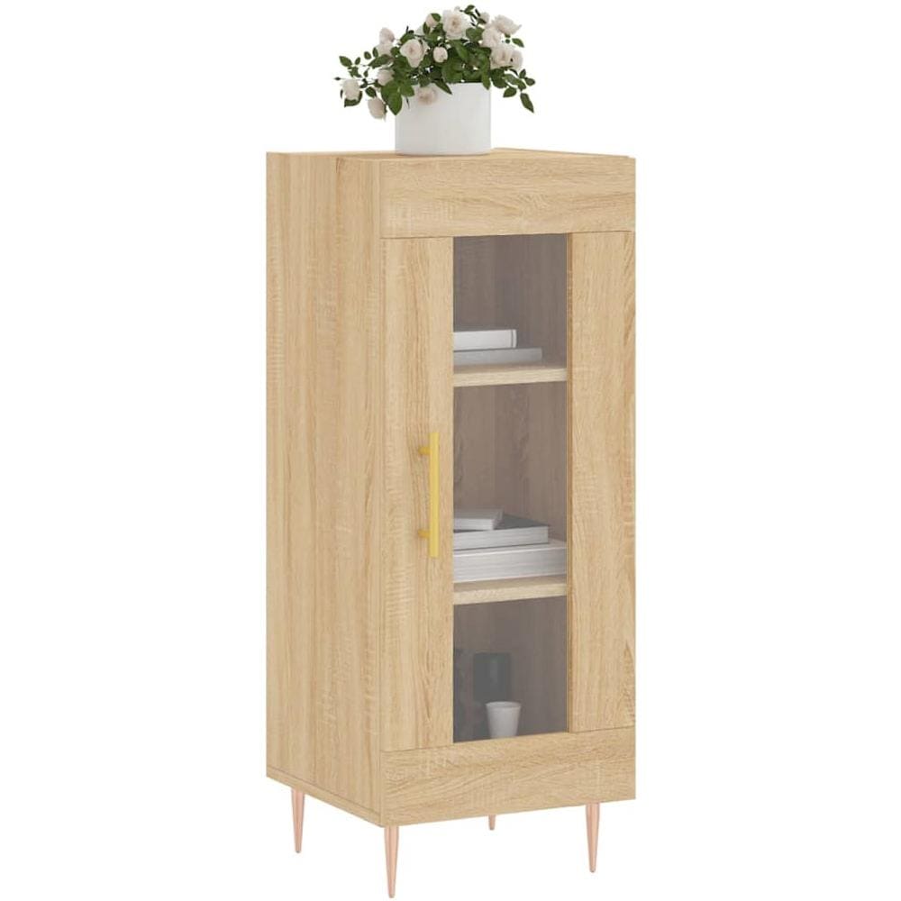 Credenza Rovere Sonoma 34,5x34x90 Cm In Legno Multistrato - Foto 3