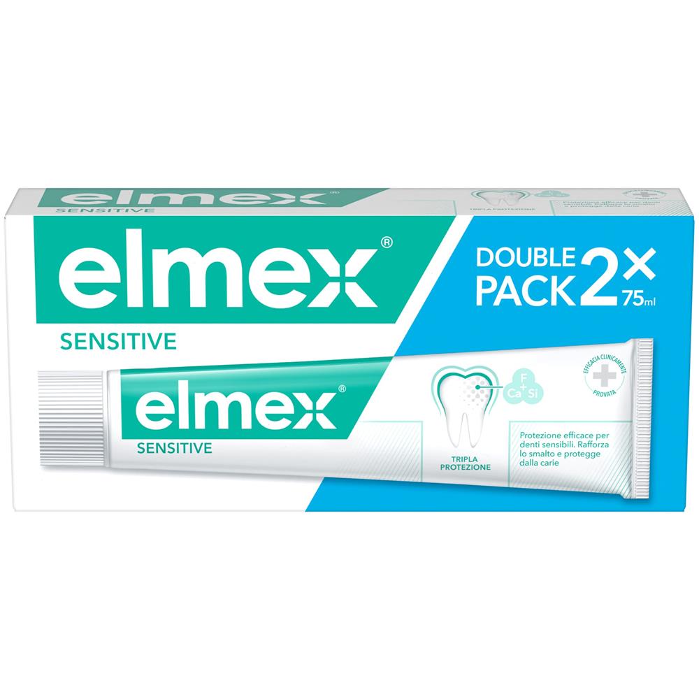 Elmex Sensitive Dentifricio Bitubo 2X75 ml - Foto 2
