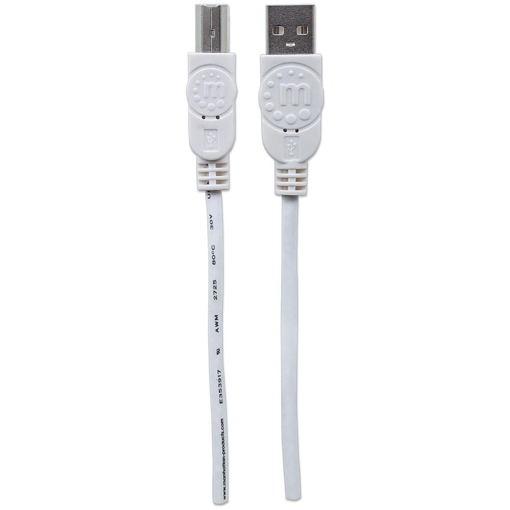ICOC U-AB-018-U2W - Cavo USB 2.0 A / B 1,8 m Bianco - Foto 6
