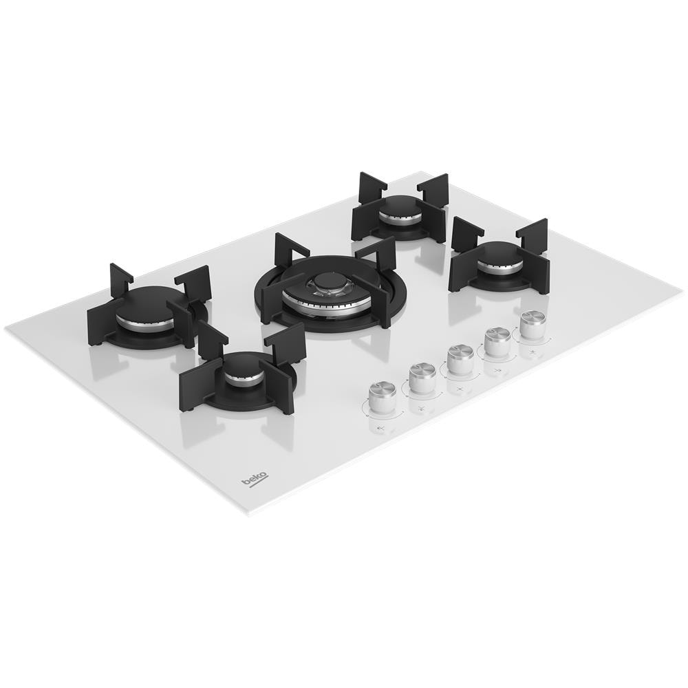 Piano Cottura HILW 75222 SW a Gas 5 Fuochi Gas Colore Bianco - Foto 2