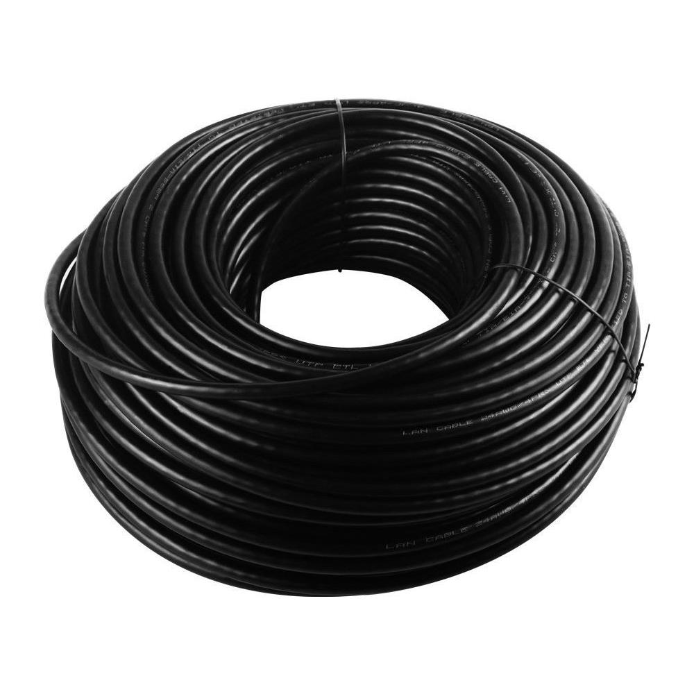 ver Kit Matassa U / utp Cavo Cat. 6 Rame 100m Rigido Completo Di Accessori Nero 100 Metri - Foto 2
