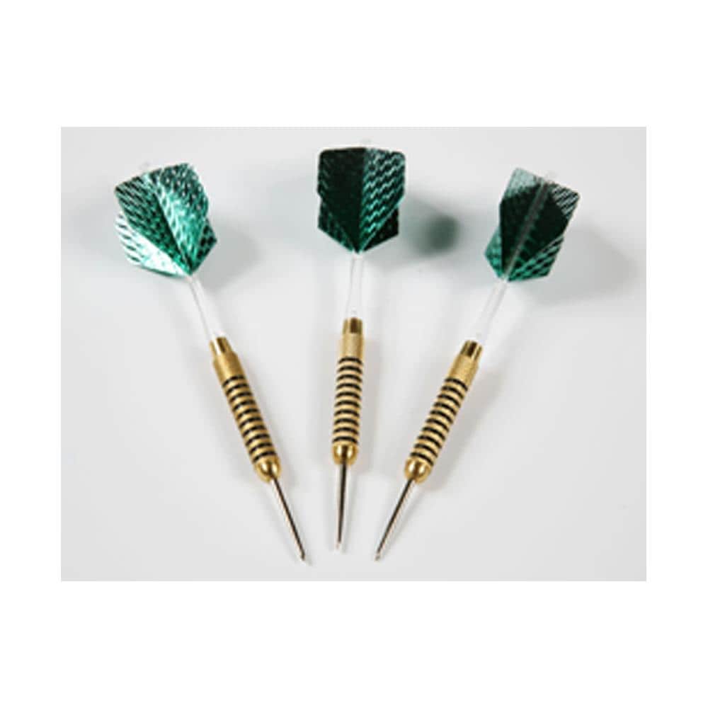 Set Tre Dardi In Ottone Peso 18 Grammi Punta In Acciaio - Foto 1