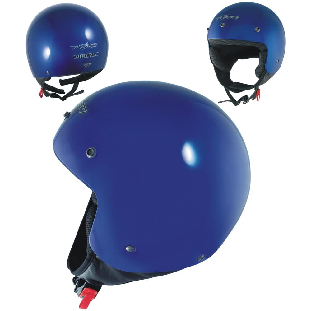 Piconet Casco Jet Frontino Moto Scooter Quad Custom Blu Ece 22-05 Taglia Xl - Foto 1