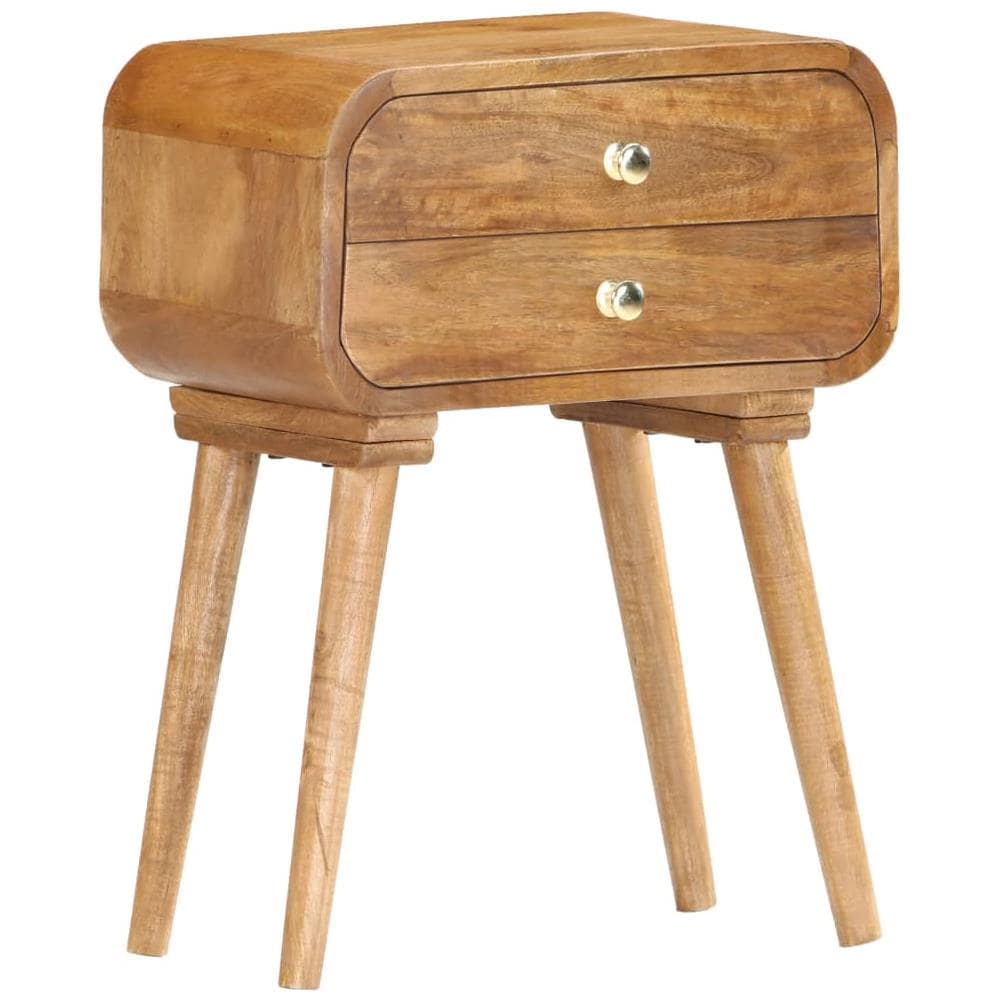 Comodino 40x30x58 Cm In Legno Massello Di Mango - Foto 1