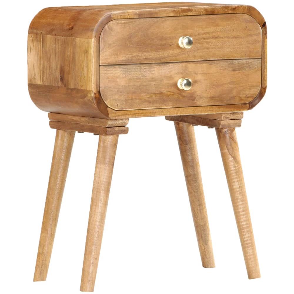 Comodino 40x30x58 Cm In Legno Massello Di Mango - Foto 14
