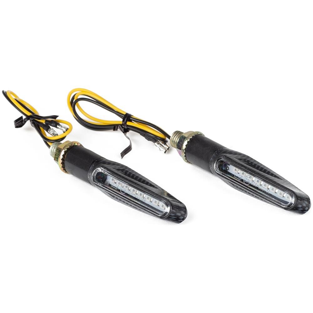 Segnalatori Design Unico Indicatori Moto Frecce Direzione 12v Carbonio - Foto 2