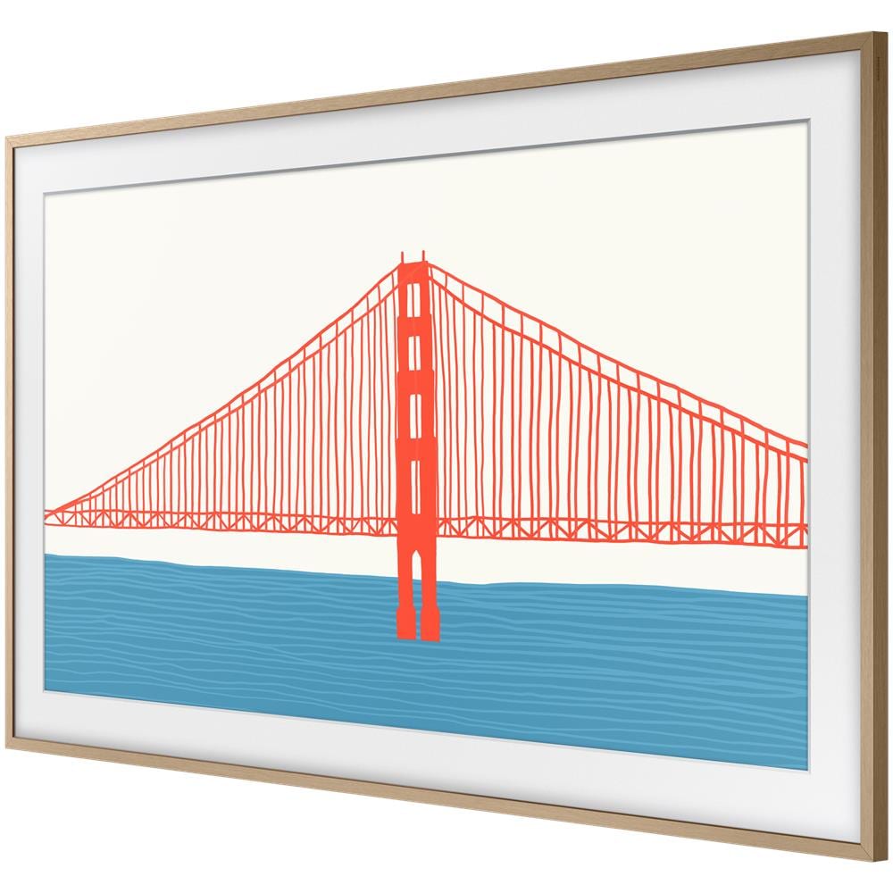 Cornice per TV The Frame 2021 (LS03A) 50" Teak Modern - Foto 1