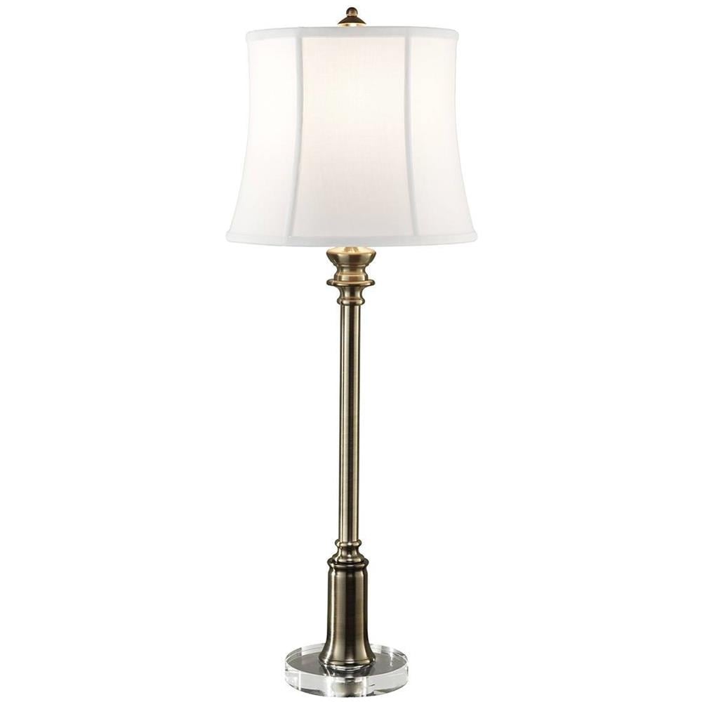 Lampada Da Tavolo 1 Luce In Ottone, Attacco E27 - Foto 1