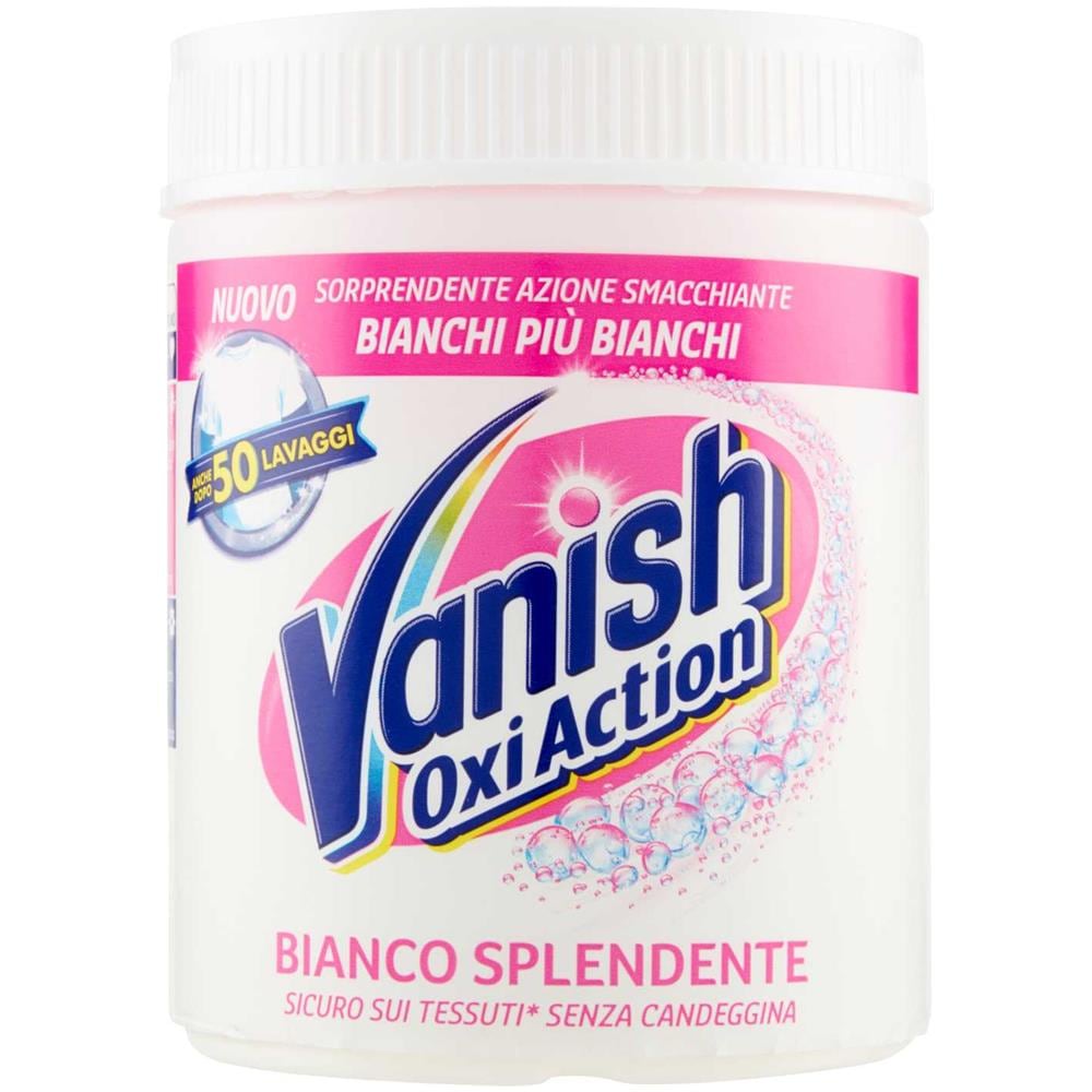 Oxi Action Polvere Crystal White Smacchiatore Sbiancante Bianco Splendente 500 G - Foto 1